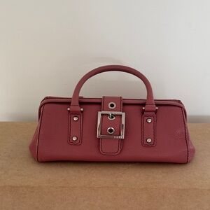 Rafe Pink Satchel with Silver Buckle